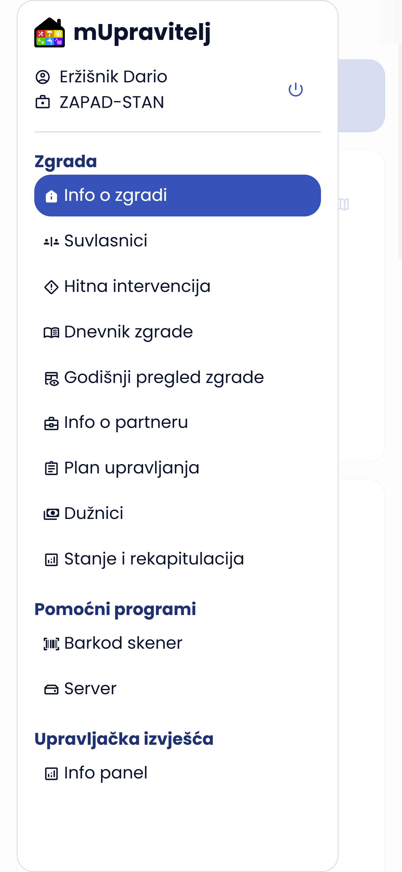 mUpravitelj App