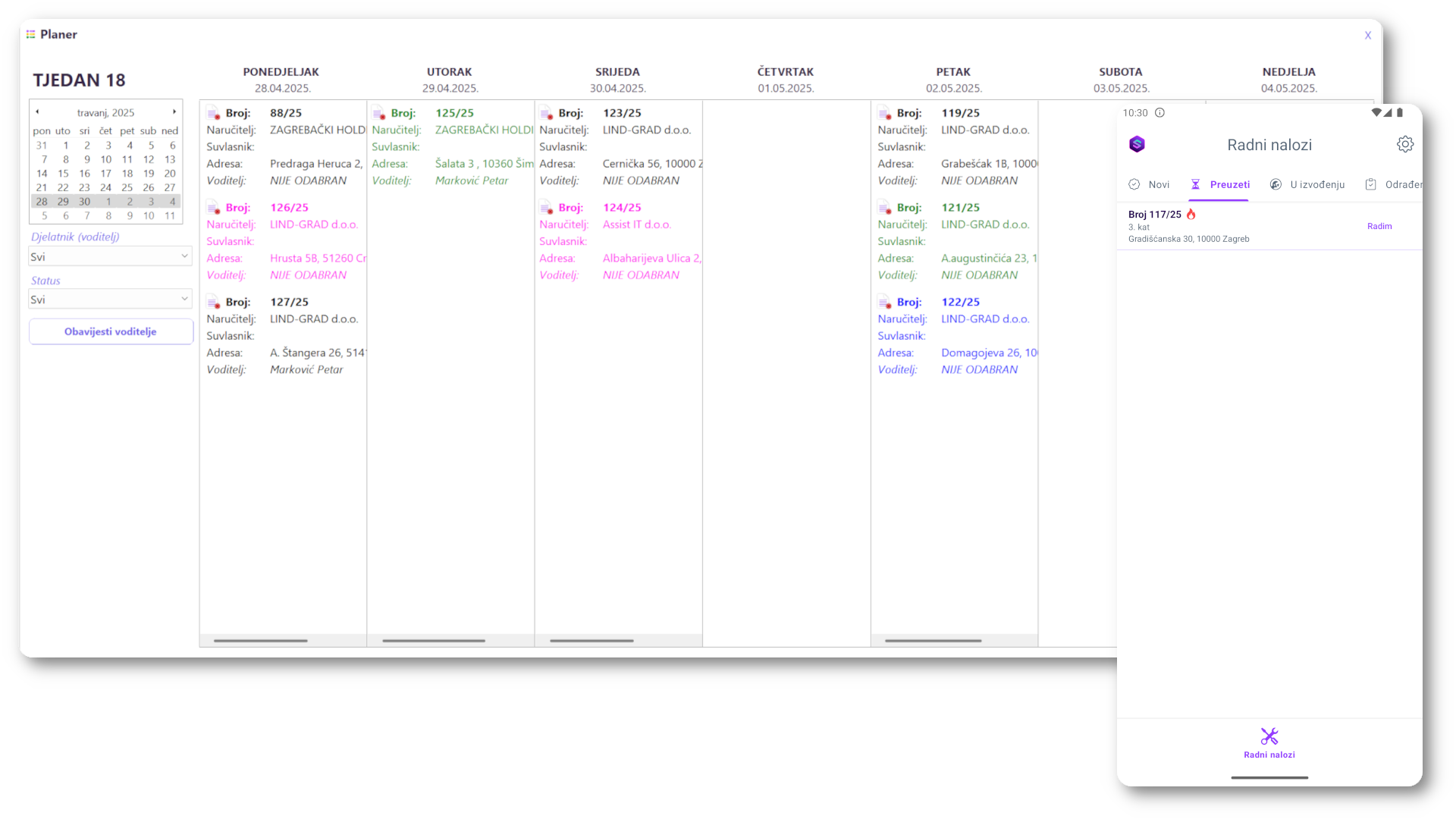 SIRA Dashboard