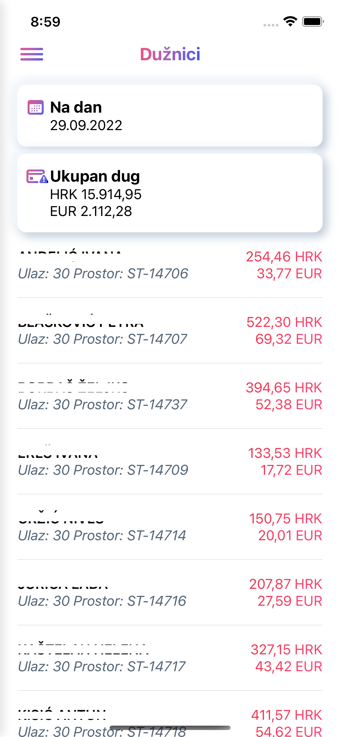 eSuvlasnik - pogledajte tko nije platio pričuvu